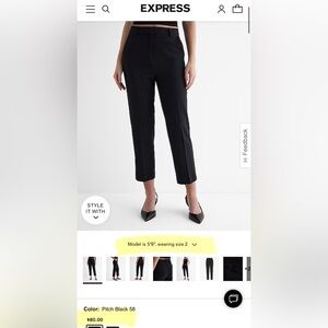 EXPRESS!! BRAND NEW WITH TAGS BLACK SLACKS